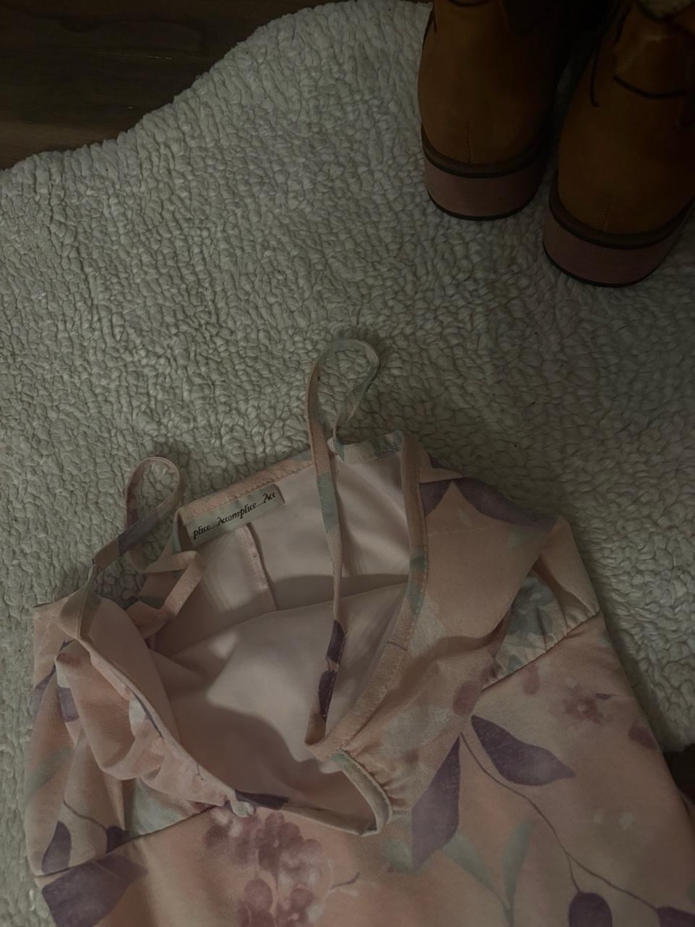 🤎VINTAGE FLORAL DRESS - Picture 4 of 5